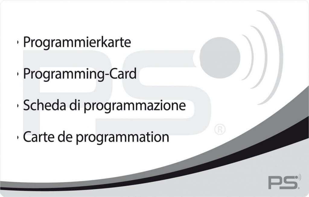 Programming Card for furniture lock